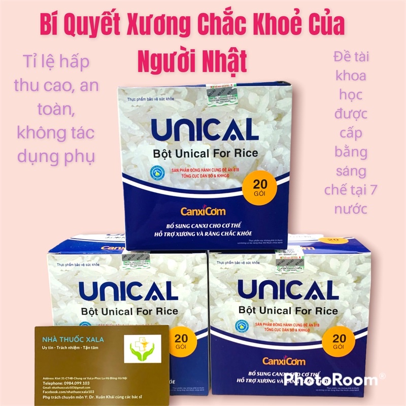Canxi Cho Bé Bà Bầu Và Người Cao Tuổi - Canxi Cơm Unical Nhật Bản Chính Hãng Cho Mọi Người