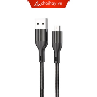 Cáp sạc dây dù siêu bền 1m (Micro USB, Type C, Lightning) Chống rối, chống đứt