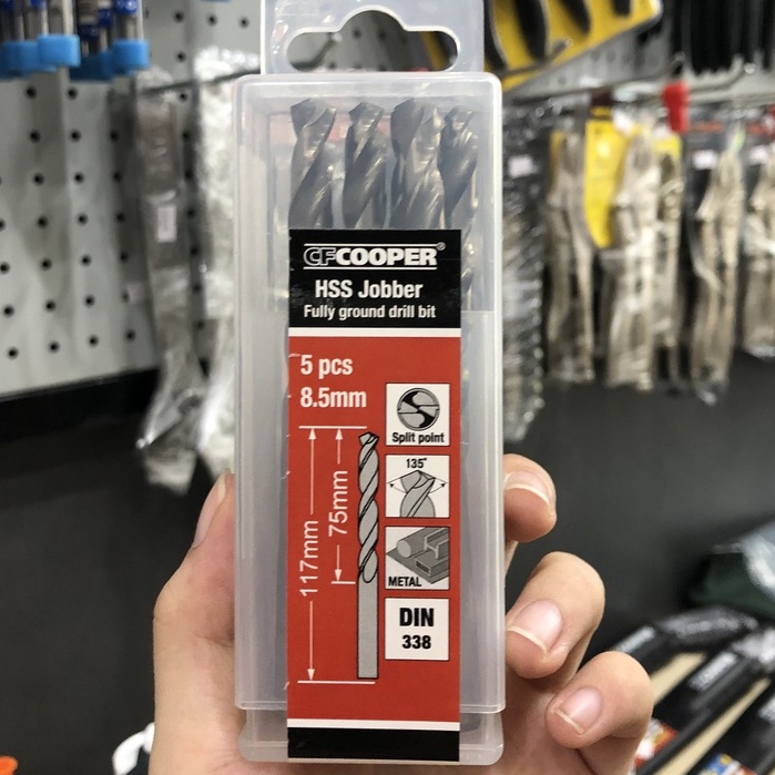 MŨI KHOAN SẮT HSS  CF COOPER