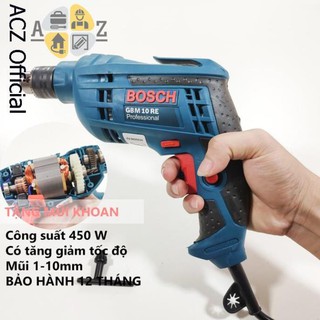 Máy khoan lõi đồng gbm 10re tặng mũi khoan - bh 12 tháng