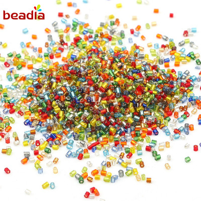 Beadia Bộ 1440 Hạt Thủy Tinh Mini 2mm Dùng Làm Đồ Thủ Công Diy