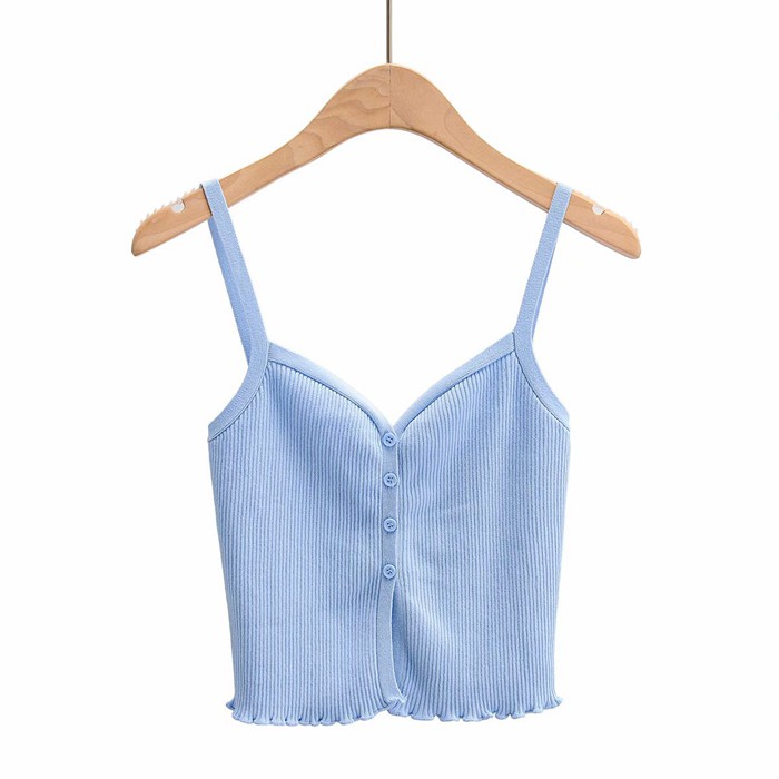 Áo hai dây cổ chữ V thời trang quyến rũ cho nữ