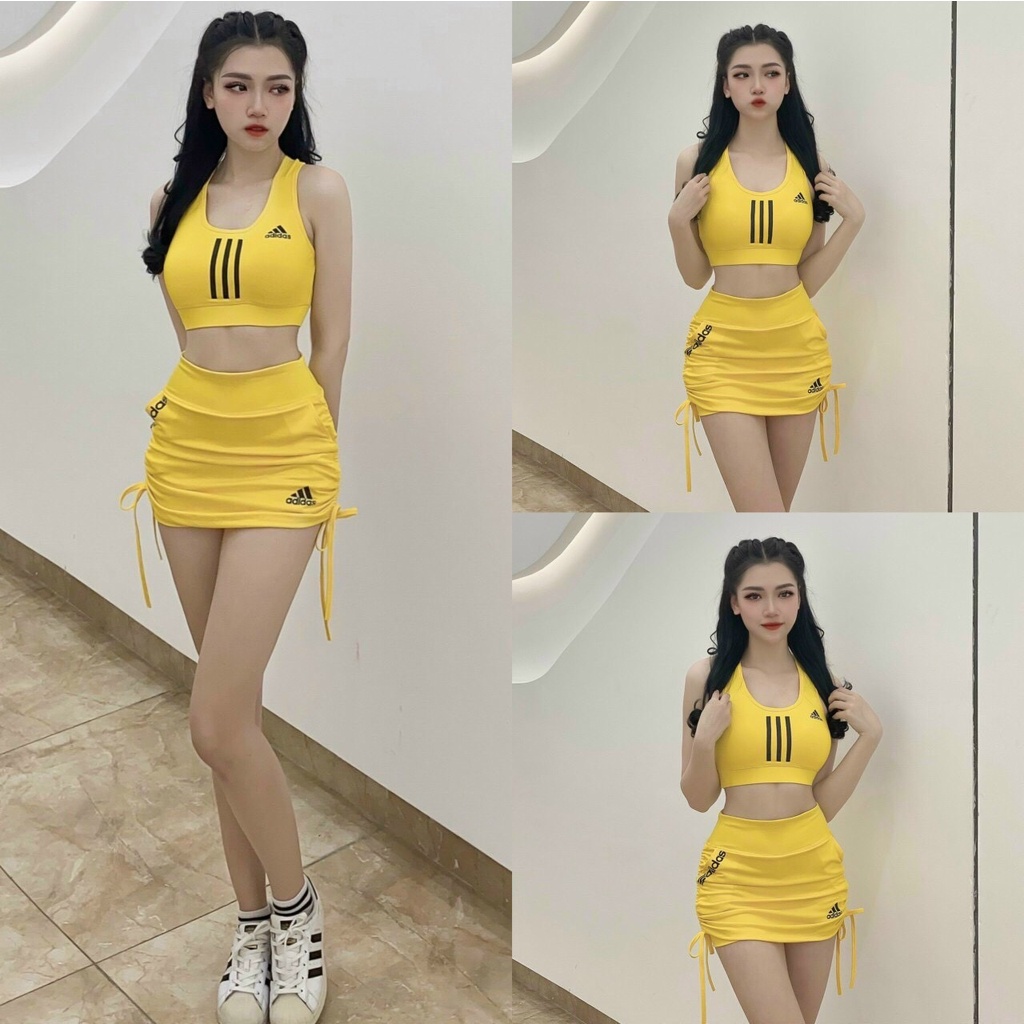 TẶNG MÚT LÓT BỘ ĐÙI TẬP GYM, ZUMBA DÂY RÚT mẫu mã mới BA SỌC chất co giãn SIÊU XINH