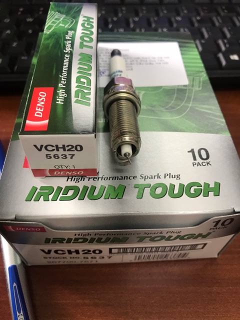 Bộ 4 Bugi Denso Iridium Touch VCH20 cho xe Mazda 2, 3, 6, CX5 , Vios, Altis đời mới