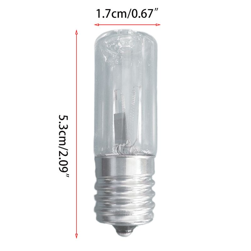 Bóng Đèn Tia Cực Tím Khử Trùng Dc 10-12v E17 Uvc 3w 3.5w Chuyên Dụng