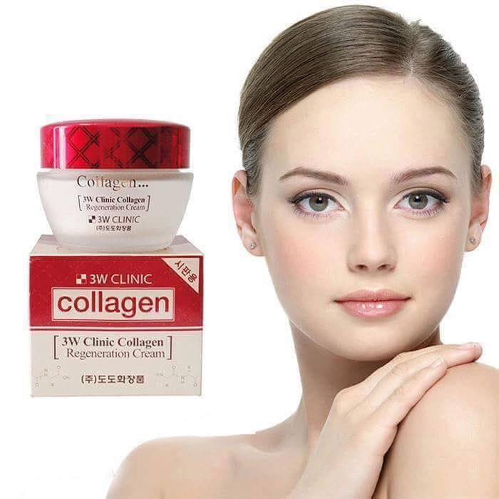 Kem dưỡng da Collagen 3W Clinnic Collagen đỏ Hàn Quốc