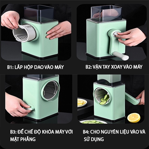 Dụng Cụ Thái Lát, Nạo Rau Củ Quả Đa Năng Tiện Dụng Cho Nhà Bếp