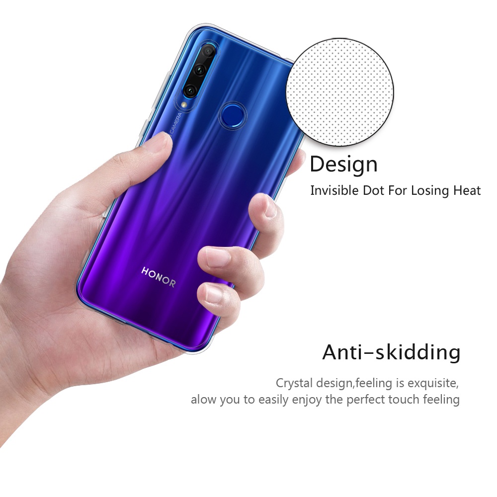 Ốp Điện Thoại Silicon TPU Mềm Trong Suốt Siêu Mỏng Cho HuaWei Honor 10i 20i 30i 20E 20S 30S