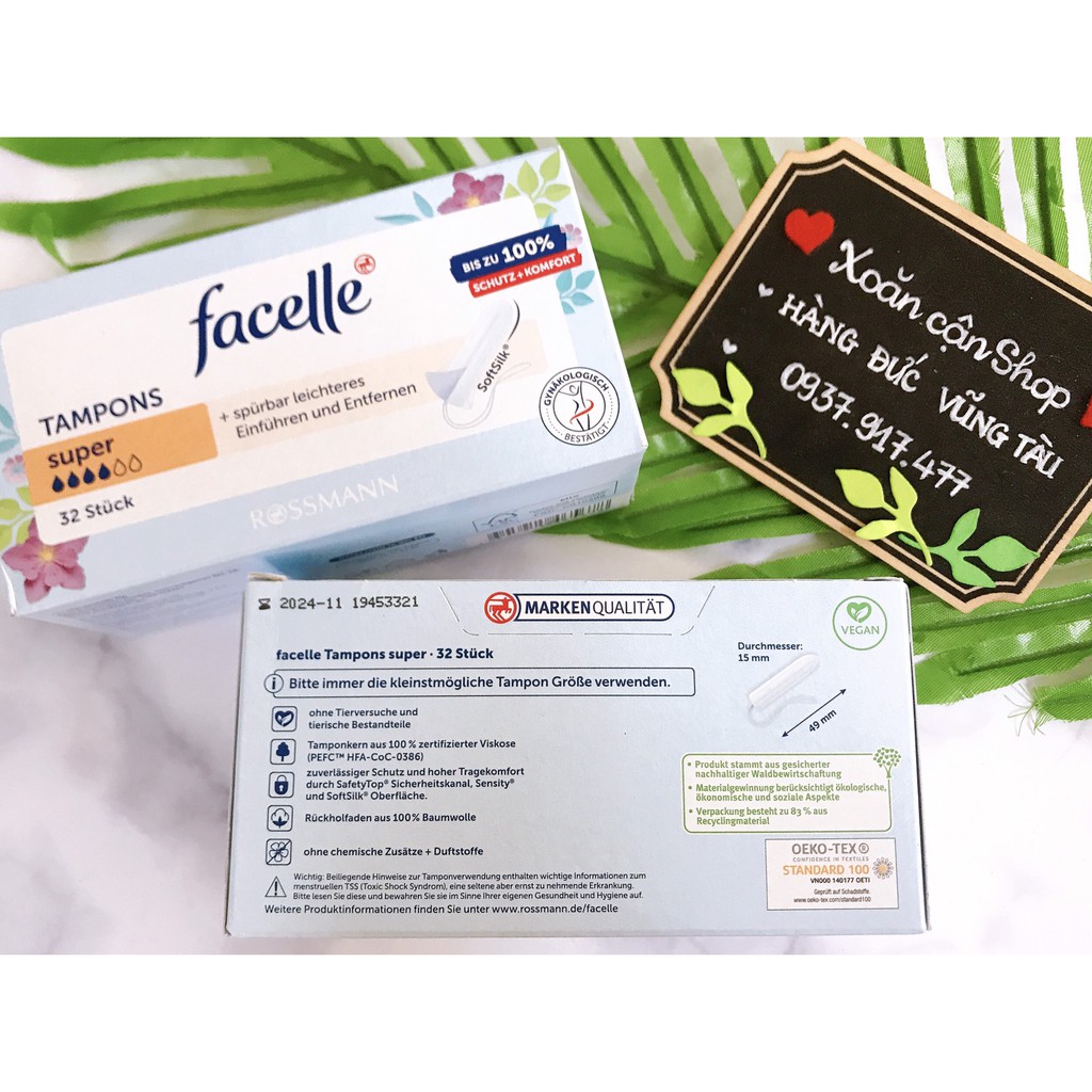 Tampons Facelle - hàng Đức