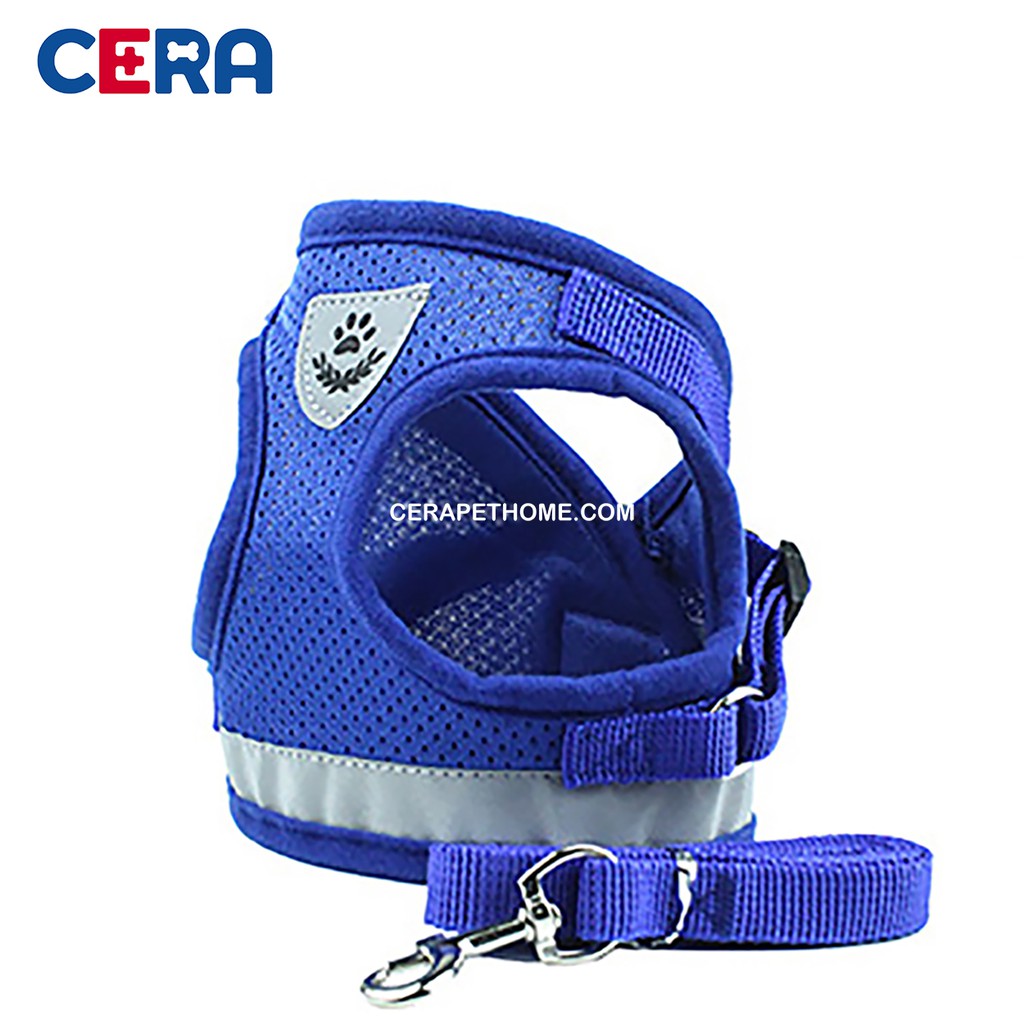 Dây yếm dắt chó mèo phản quang cao cấp - Dây dắt 016