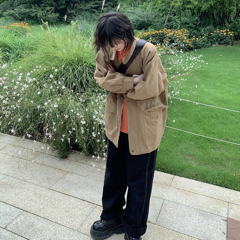 ☌℗✖Áo Khoác Bóng Chày Tay Dài Phong Cách Hàn Quốc Cho Nữ