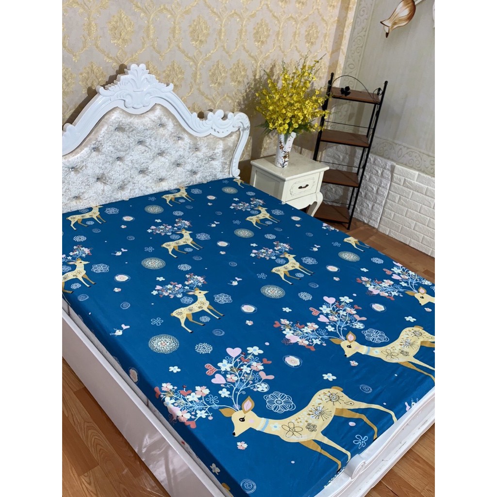 Ga chống thấm cotton hoa văn,chát chọn mẫu,1m8x2m