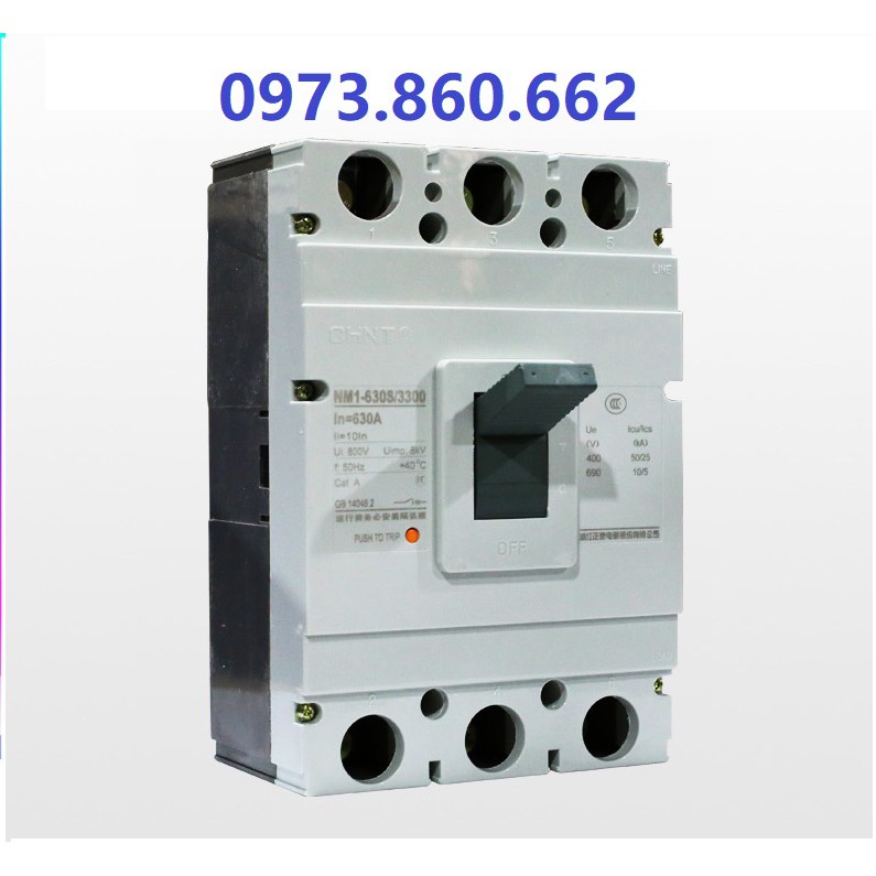 Aptomat khối CNC - MCCB 630A - 50kA