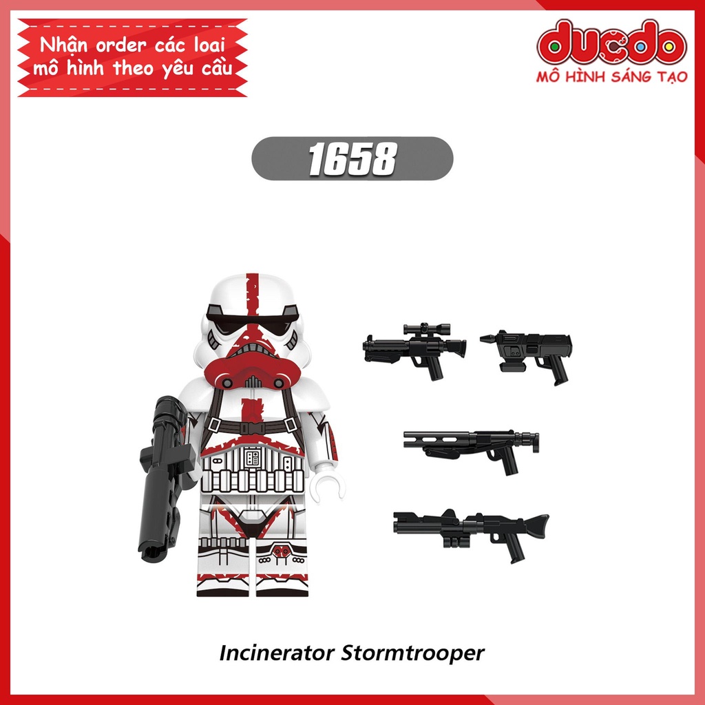 Minifigures nhân vật Star Wars Chiến tranh giữa các vì sao - Đồ chơi Lắp ghép Xếp hình Mô hình Mini XINH X0307