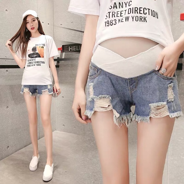 quần short bầu cạp chéo chất đẹp mát mặc hè hợp thời trang hàng quảng châu cao cấp✅sale 50%_sẵn hàng✅