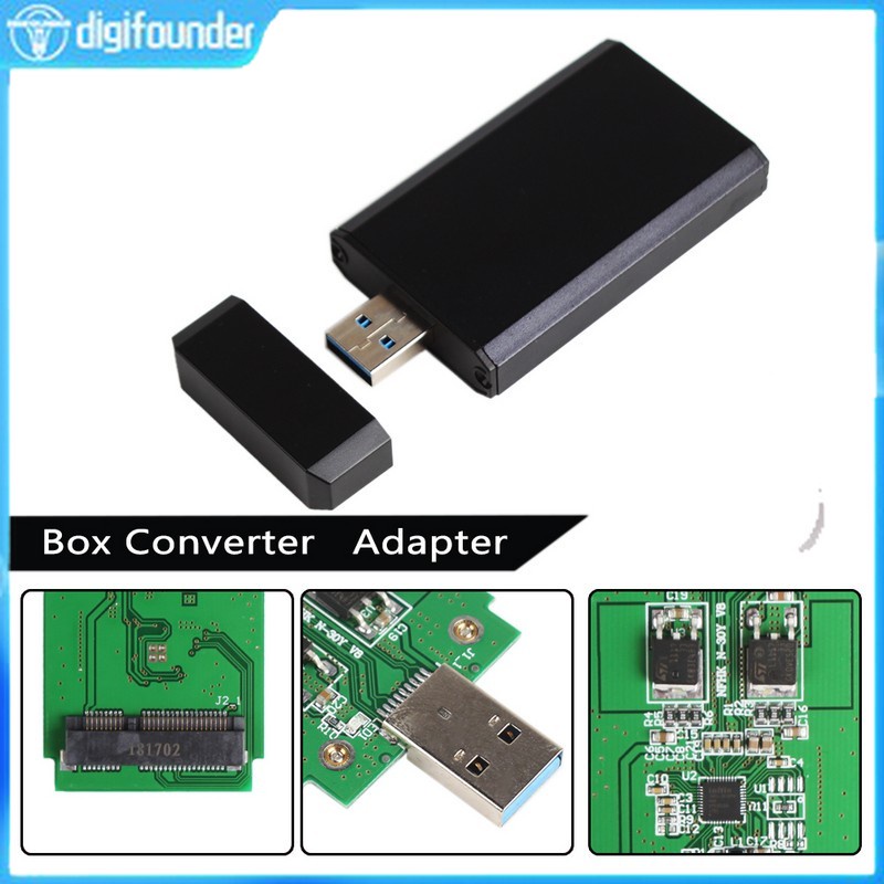 Hộp Đựng Ổ Cứng Ngoài Msata Ssd Sang Usb 3.0