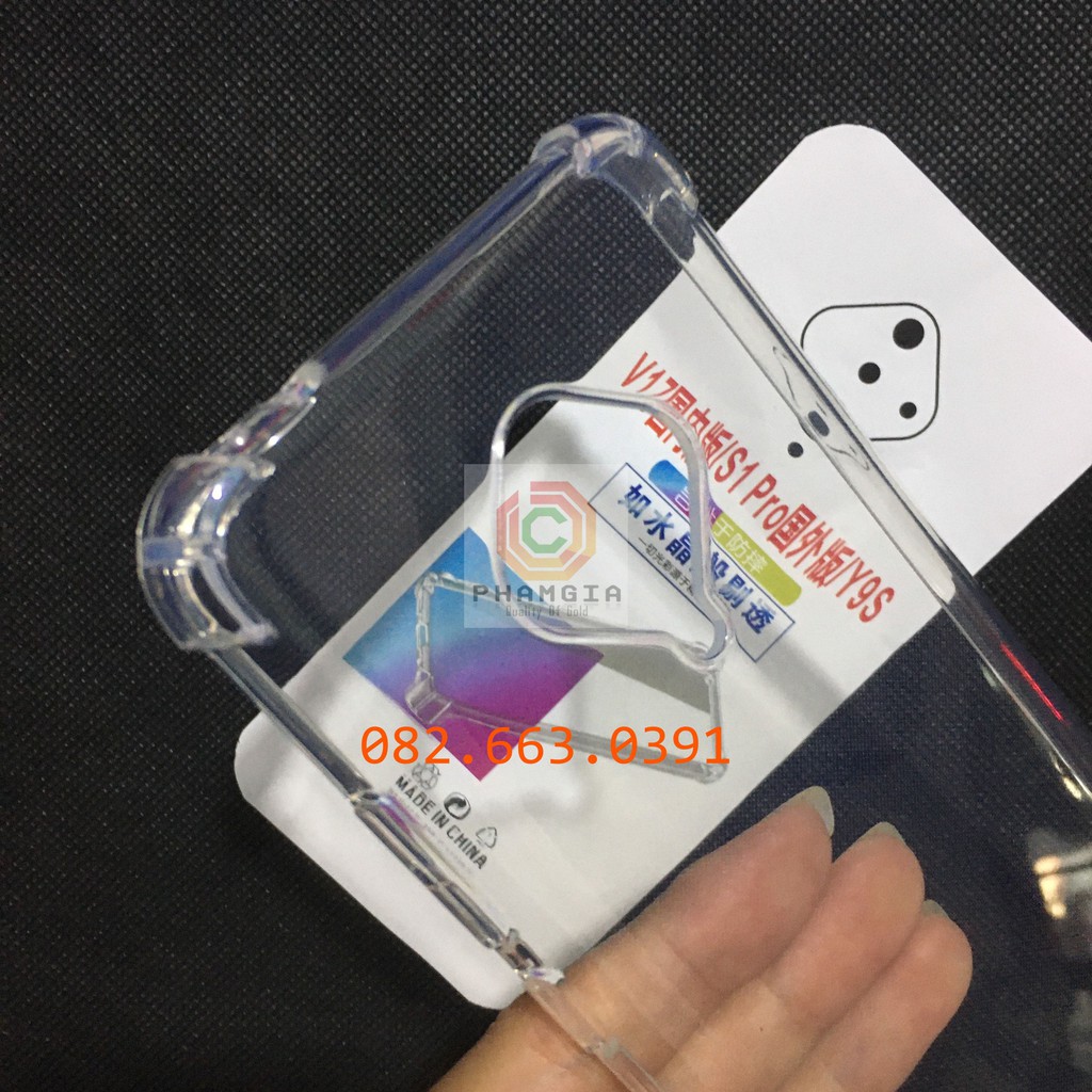 Ốp lưng chống sốc dẻo trong suốt dành cho Vivo S1 pro