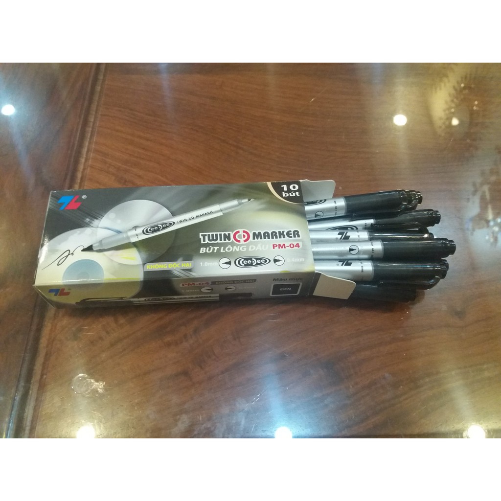 Bút dạ kính Thiên Long PM04 - bút ghi đĩa CD - PM04 HÀNG CHÍNH HÃNG
