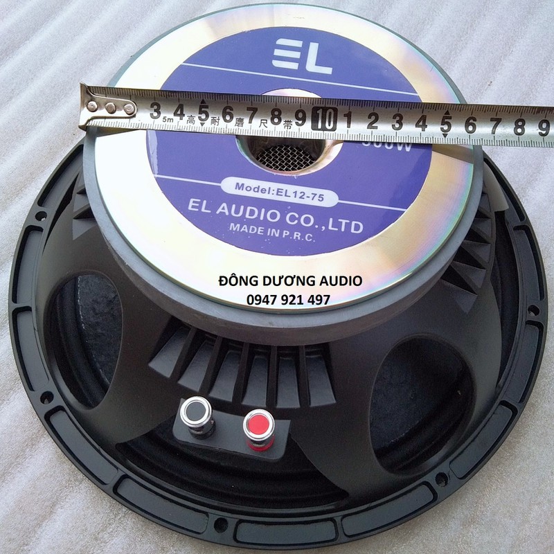 BASS 30 EL AUDIO COIL 75MM MÀNG CHỐNG NƯỚC CAO CẤP - GIÁ MỘT LOA EL1275