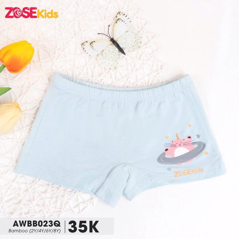 Quần chip đùi sợi tre (bamboo) ZoseKids cho bé gái 2-4Y