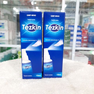 TEZKIN / TERBINAFIN xịt ngoài da