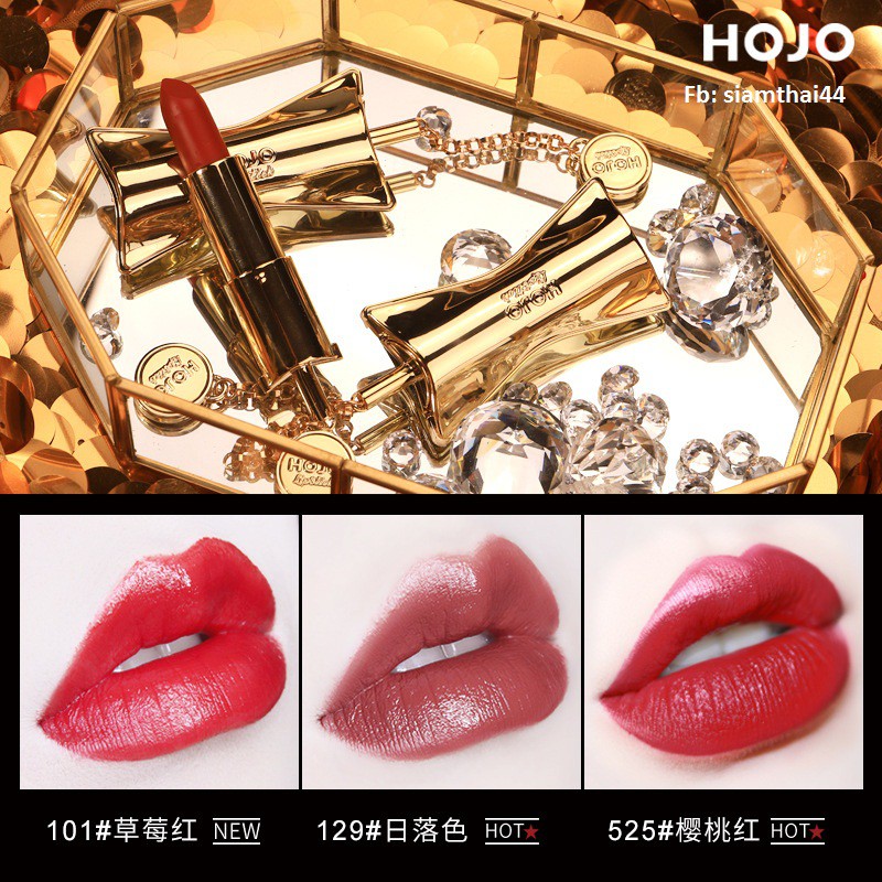 Son Hojo Luxury Bow Silky Lipstick hình nơ cao cấp kèm hộp