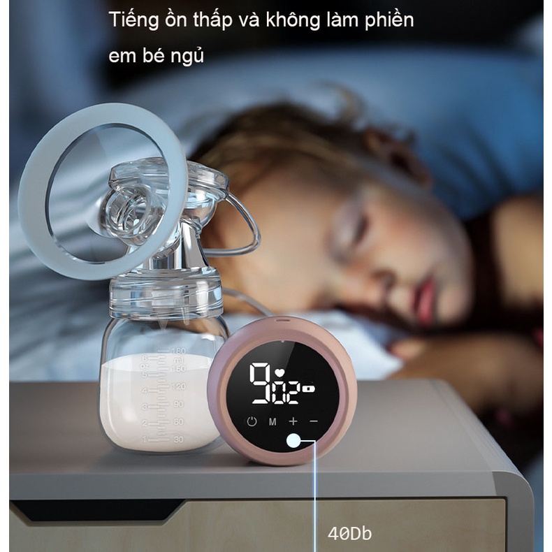 Máy hút sữa điện đôi Cầm tay Máy vắt sữa mới hỗ trợ mẹ bỉm vắt sữa dễ dàng
