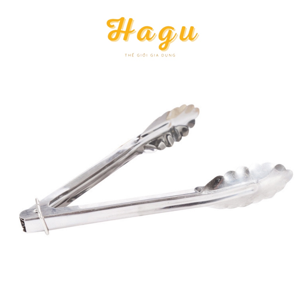 Kẹp inox gắp thức ăn , gắp đá , gắp đồ nóng 18x3.5cm K06