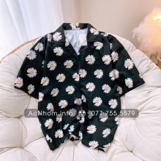Áo sơ mi hoạ tiết Bông Hoa Cúc #AA