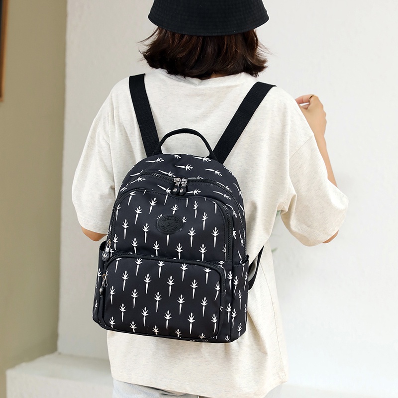 Ba Lô Đi Học/Du Lịch In Hoa Sáng Tạo Thời Trang Phong Cách Mới Sức Chứa Lớn Hợp Xu Hướng Cho Nữ Sinh