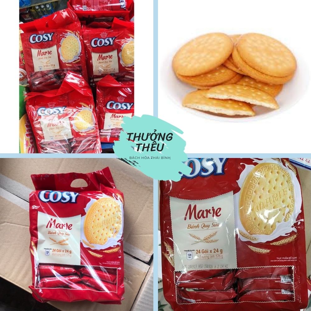 Bánh Quy Sữa Cosy Marie bịch 528 g22gói nhỏx 24g)