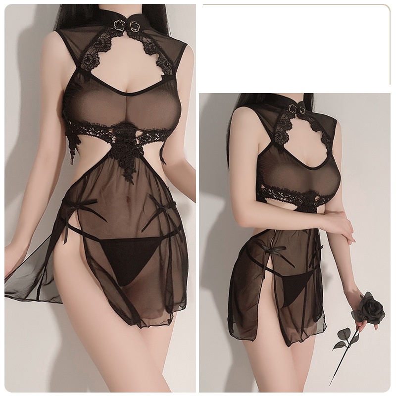 Váy ngủ ren sườn xám gợi cảm 533