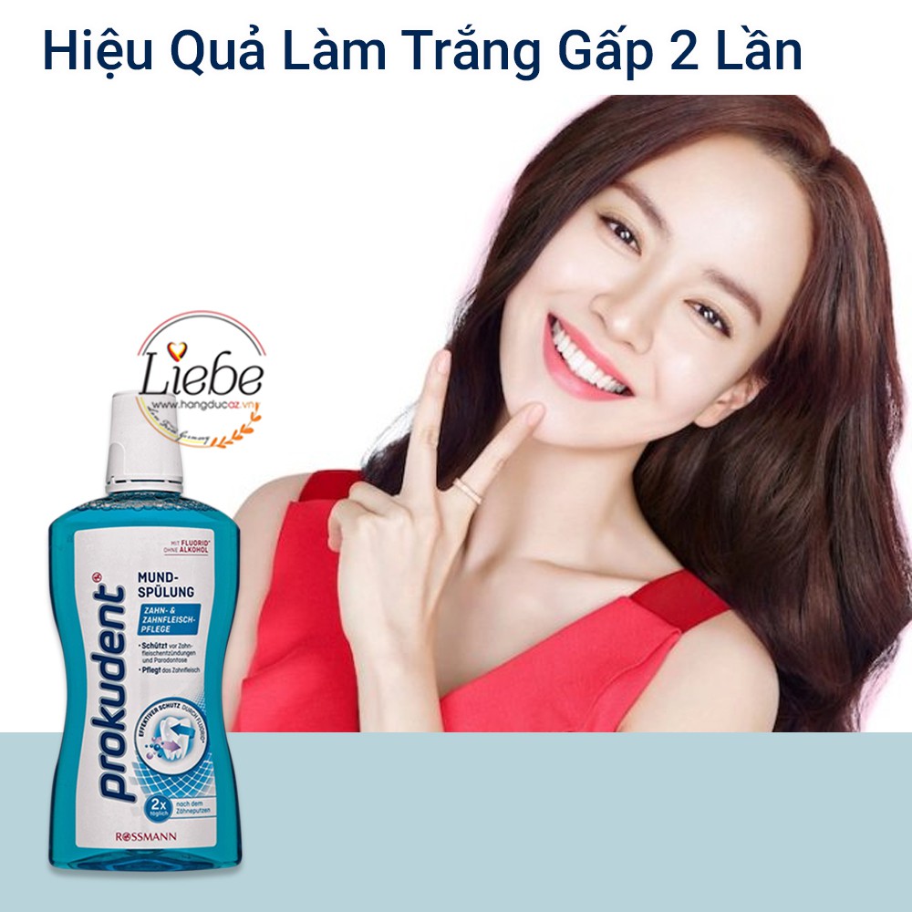 Nước súc miệng Prokudent diệt khuẩn giữ hơi thở thơm mát 500ml