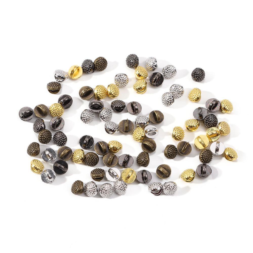 20 Nút Áo Khoác Mini 4mm Cho Búp Bê