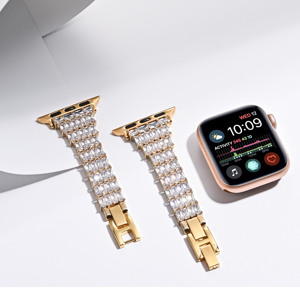 Dây Đeo Đồng Hồ Bằng Thép Không Gỉ Dành Cho Apple Watch Series 8 7 6 SE 5 4 3 Iwatch 41mm 45Mm 40Mm 44Mm 38Mm 42Mm