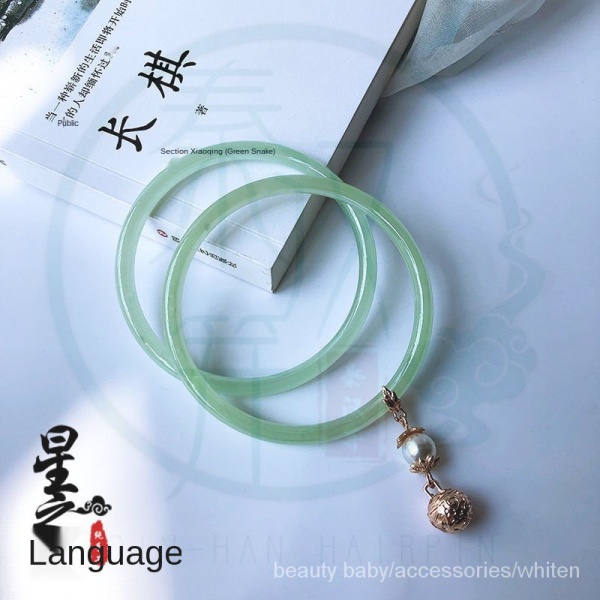 Vòng tay đeo hằng ngày trang trí chuông leng keng phong cách Hán phục triều đình cổ trang cho nữ