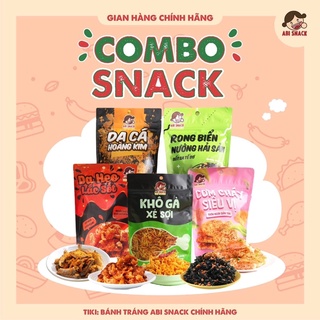 Combo snack 5món bánh mặn Abi