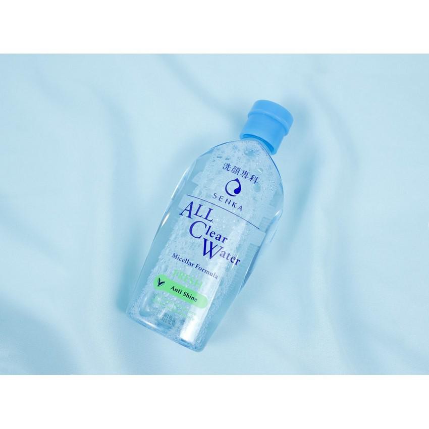 Bộ Sản Phẩm Dành Cho Da Mụn Senka (A.L.L Clear Water Fresh 230ml+SRM Acne Care 100g+Mặt Nạ Sooth White 25mlx3)