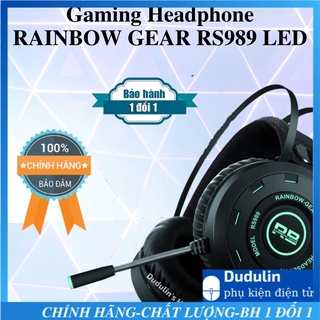 Tai nghe cao cấp chuyên chơi game rainbow-gear rs989 siêu bền