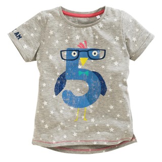 Mã 355 Áo phông họa tiết số 5 cách điệu