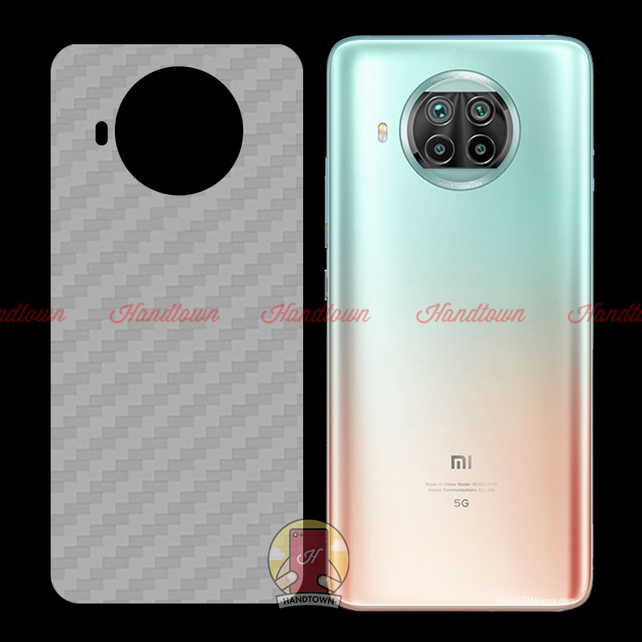Miếng Dán Lưng Cacbon Xiaomi Redmi Note 9 Pro 5G  Redmi Note 10 4G 5G Pro Max Bảo Vệ Mặt Lưng Máy Khỏi Bụi Bẩn