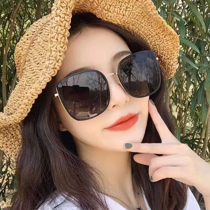 Kính Mát Gọng Vuông Chống Tia UV Thời Trang Dành Cho Nữ