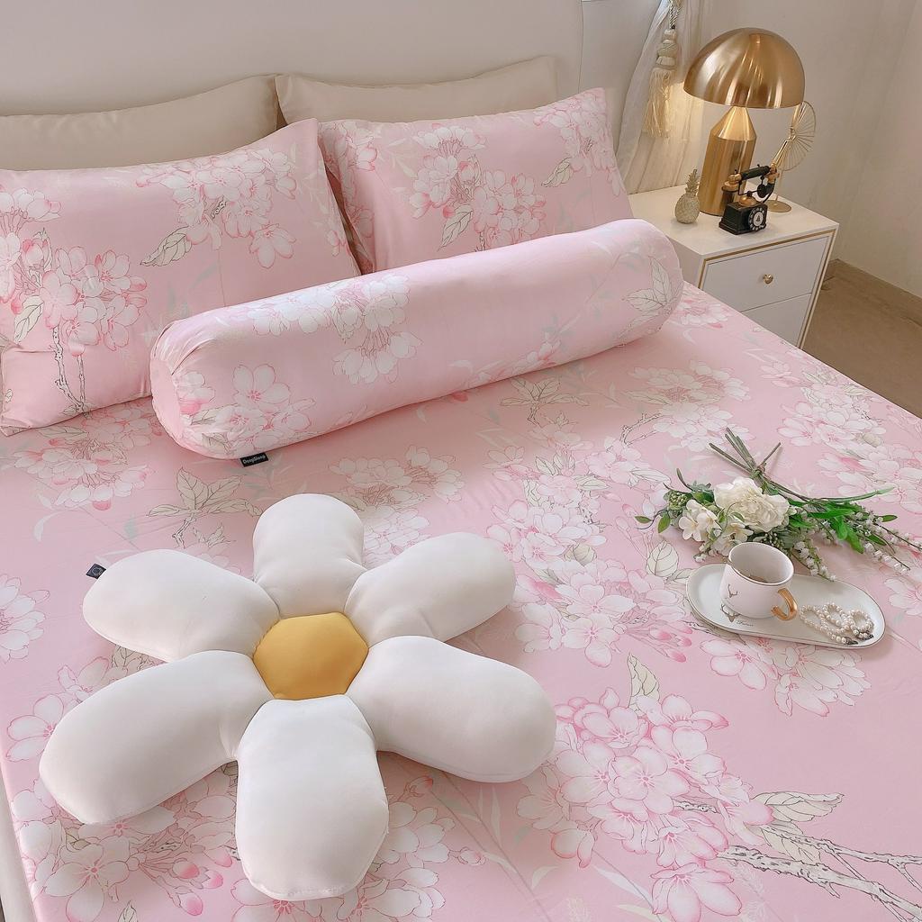 Tencel Icool chất liệu Giải nhiệt mùa hè là hồng / Set 4, 5 món theo yêu cầu/ Full size