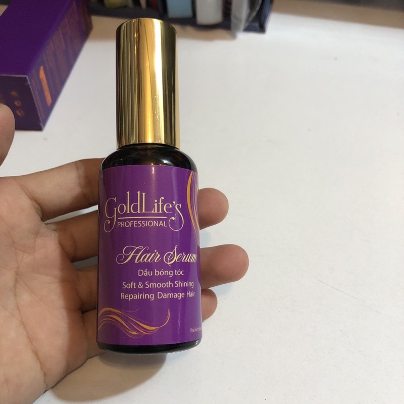 Serum dưỡng bóng tóc goldlife 50ml