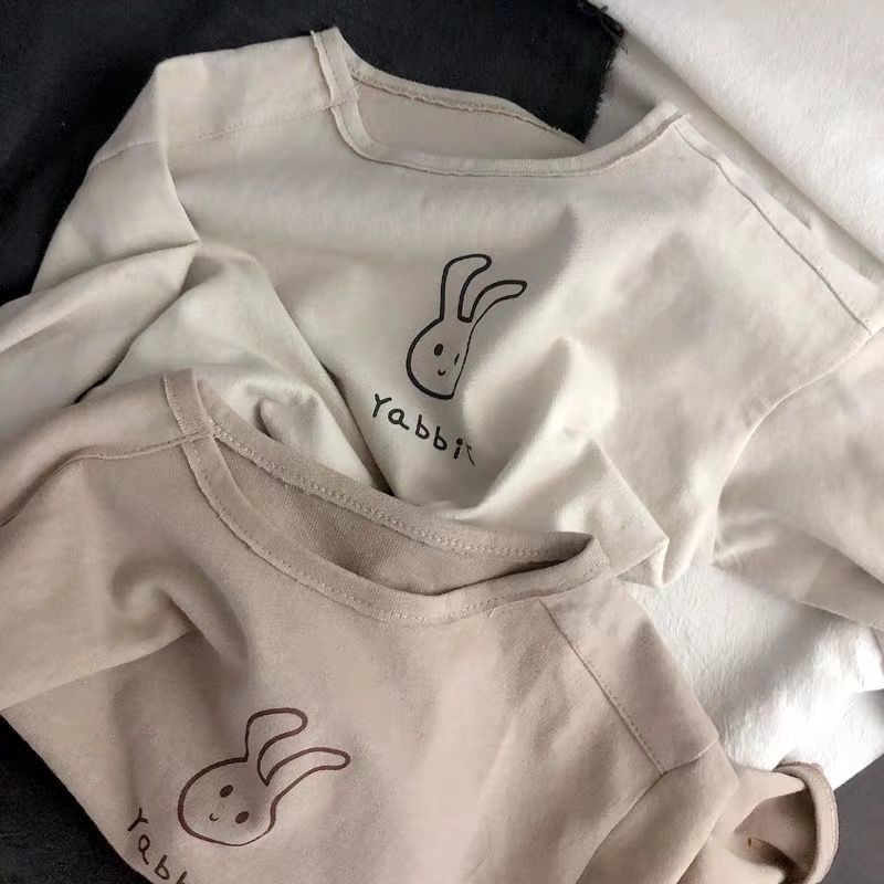 Áo Thun Cotton Thời Trang Mùa Thu Mới 2022 Cho Bé Trai Và Bé Gái