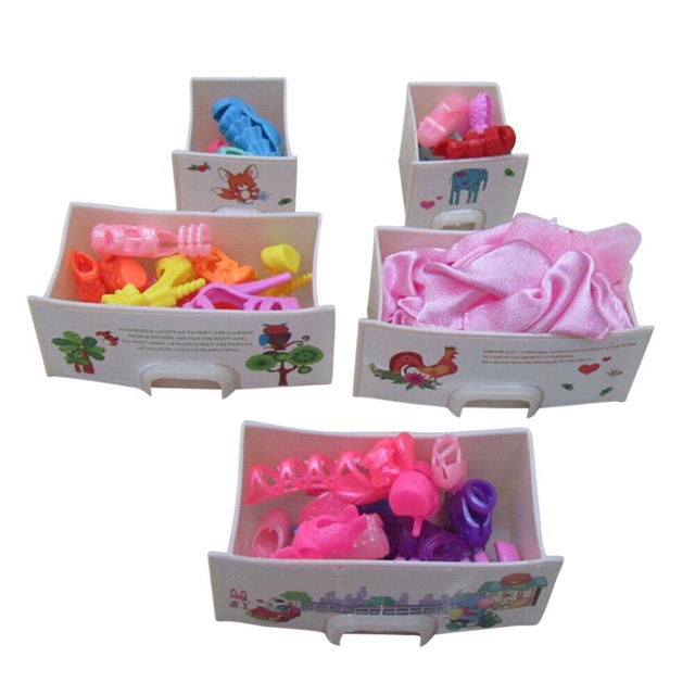 Bộ Tủ 05 ngăn kéo cho búp bê