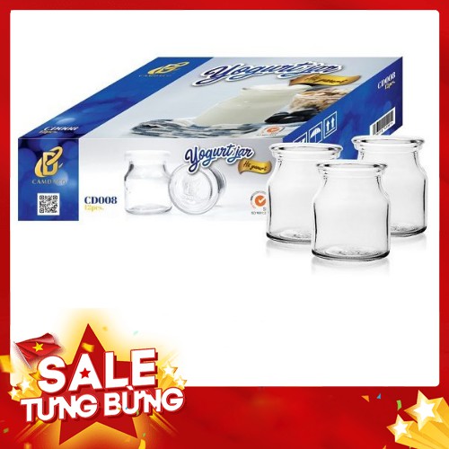💓Bộ 12 hủ thủy tinh làm YAOURT 100ml kiểu dáng truyền thống💓