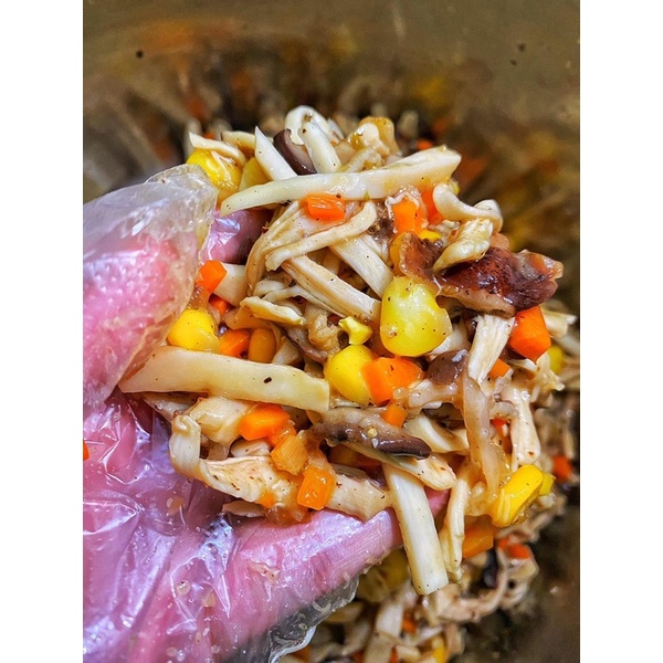 Bánh Bao Nguyên Cám Nhân Gà Nấm Eatclean Dành Cho Người Ăn Kiêng