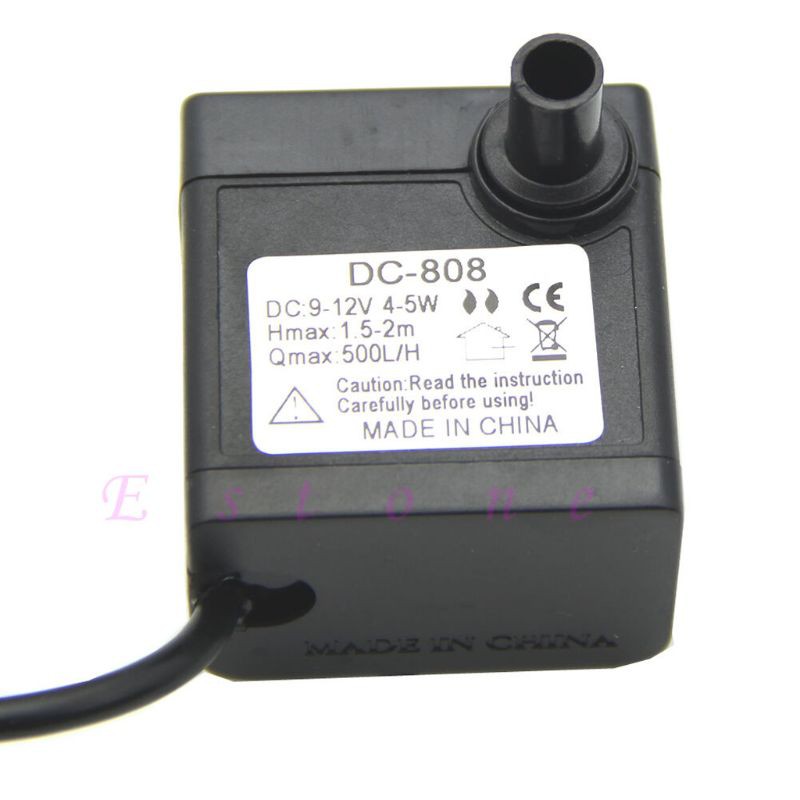 1 Máy Bơm Nước Bể Cá Dc 9-12v 4-5w