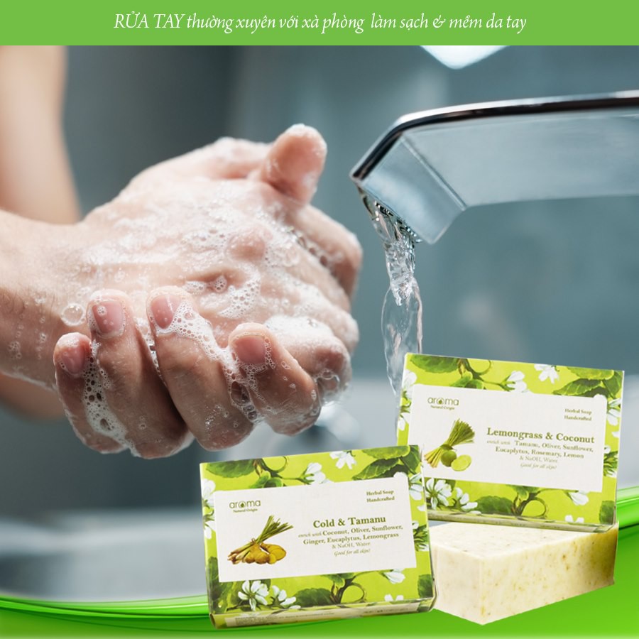 Xà phòng Handmade - Tinh dầu Pháp 100%, dùng tắm gội, dưỡng da, tẩy tế bào chết, thư giãn | BigBuy360 - bigbuy360.vn